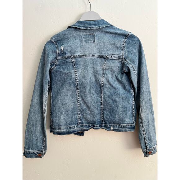 Levi’s Youth Girls Distressed Denim Jean Jacket Size: XL 13-15yrs - Picture 2 of 8
